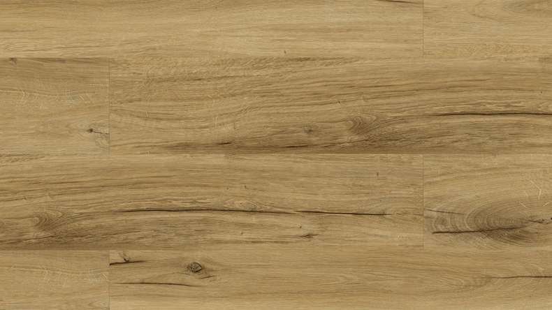 Vinyle à clic Gerflor - Senso Premium Rigid Acoustic Bambi fauve | Isolation phonique intégrée (40441629)