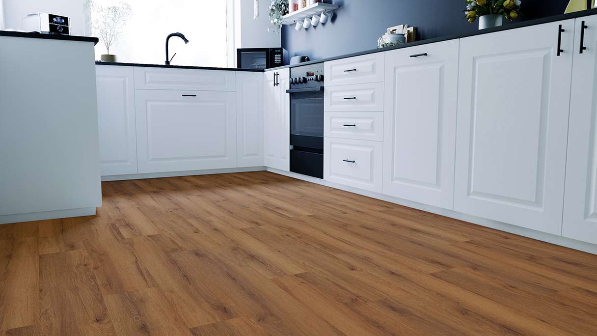 planeo Sol design à clipser - Eco Home&Health Rustic Oak Brown | Isolation phonique intégrée (LO-EK-02)