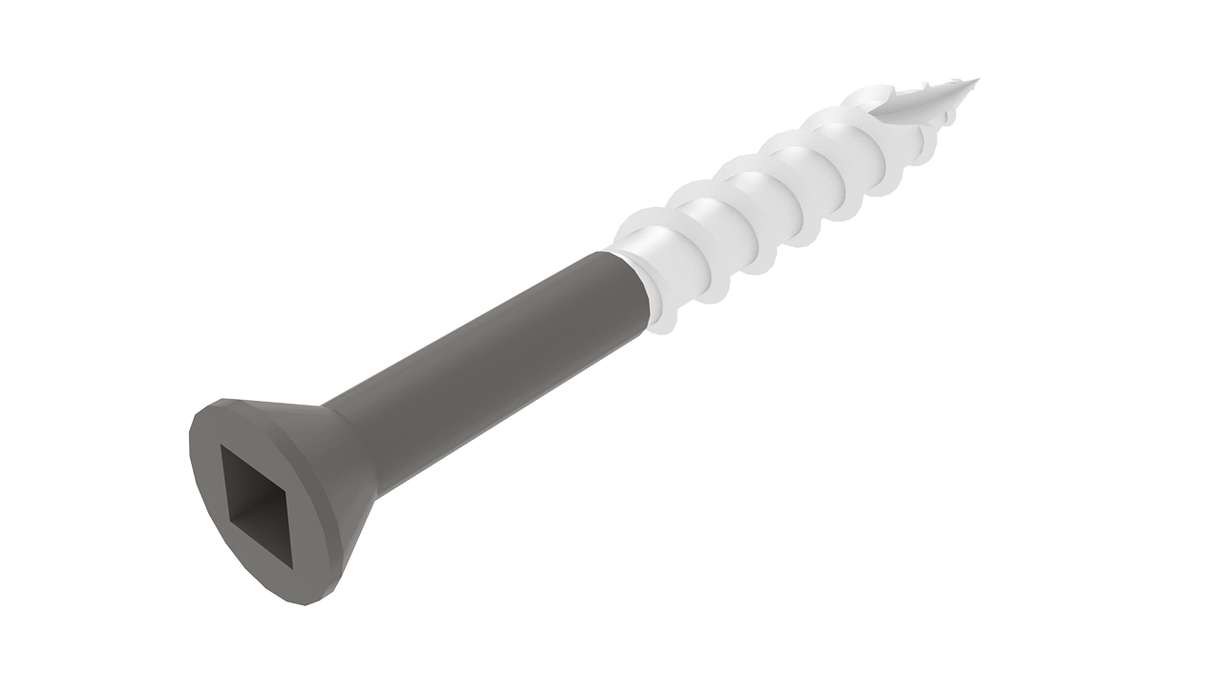 Vis en acier inoxydable teintées « planeo » - 5 x 50 mm, lot de 100, embout inclus