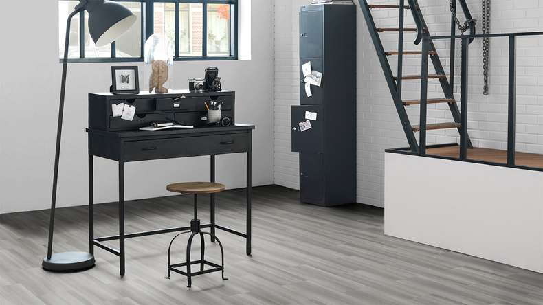 Forbo Allura Wood 55 Vinyle adhésif - Grigio Twine 750 x 250 mm (63658DR5)