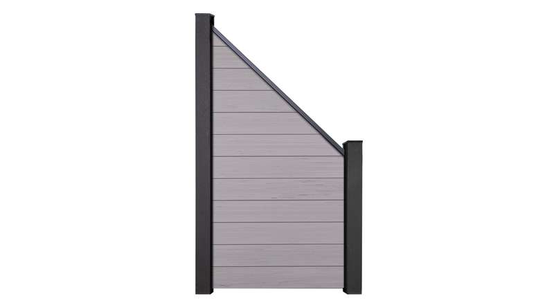 planeo Gardence Strong - Clôture composite Oblique Bi-Color Sable
