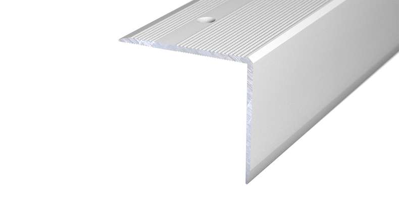 planeo Profilé pour nez de marche 492 Argent 250 cm