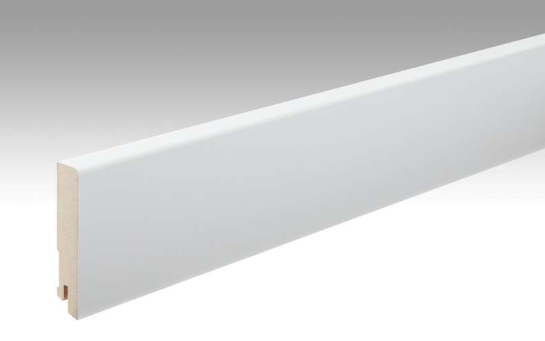 Plinthes MEISTER Uni blanc brillant DF 324 - 2380 x 80 x 16 mm