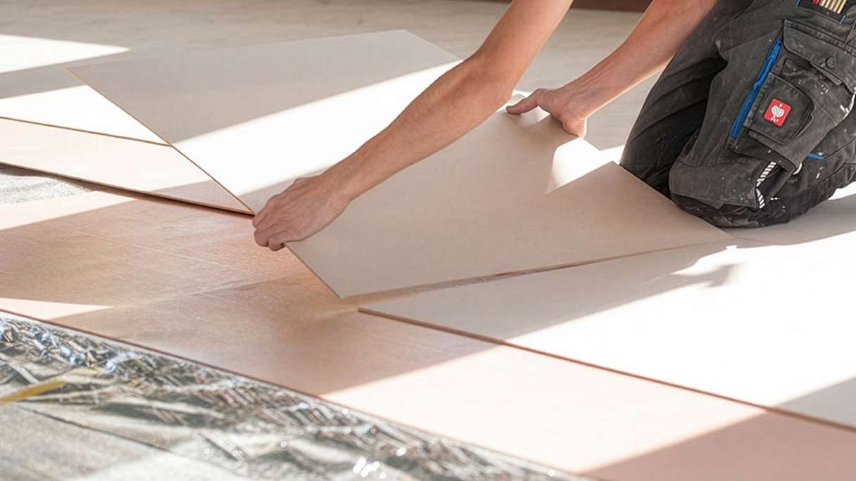 Système de sous-plancher MDF planeo - 2 pièces