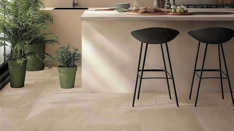 Gerflor vinyle à coller - Creation 30 Curton Stone Taupe