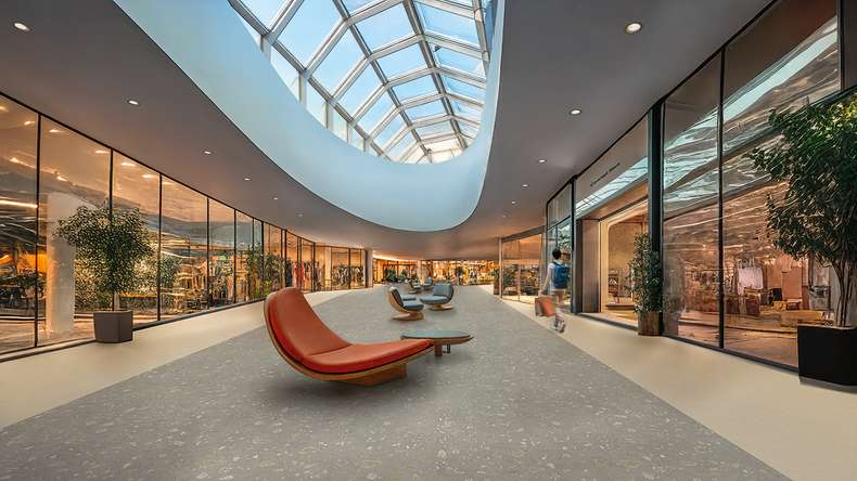 Gerflor vinyle à coller - Création 55 Urban Street Cream