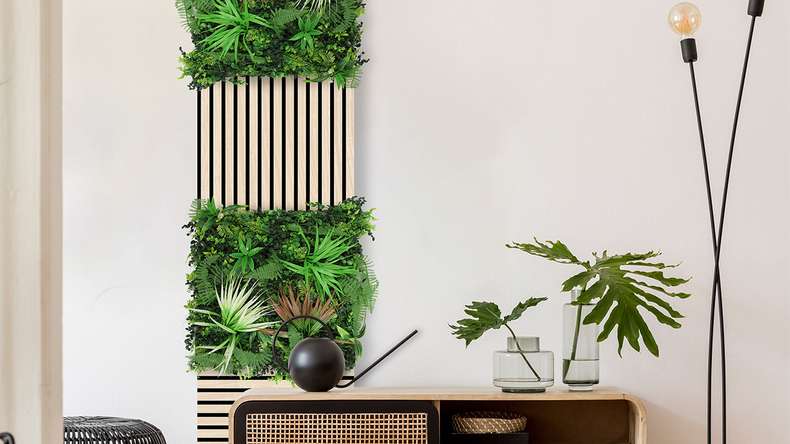 planeo Panneau acoustique - MixWall Timber Solid Althea Oak 52 x 52 cm | Placage bois véritable MDF (PLMW-10311C)