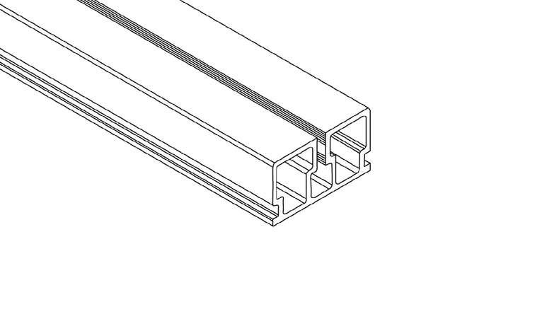 planeo Fassado - profil du système en aluminium