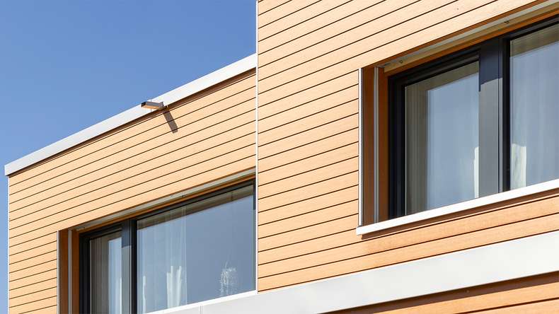 planeo Fassado - bardage composite façade Prime brun ambré