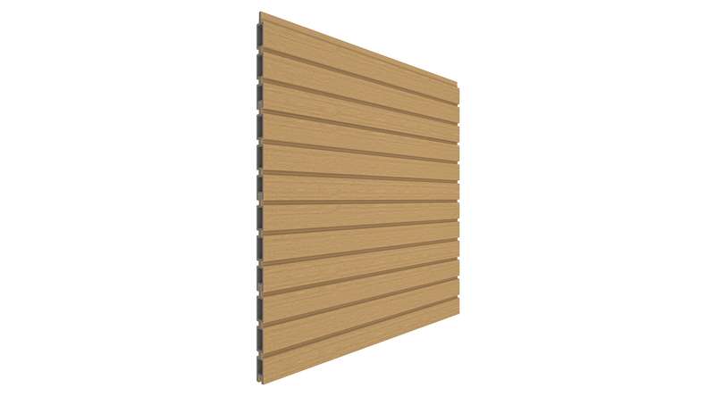 planeo LINEA - WPC CoEx Clôture à emboîter rhombique sable 176 x 183 cm