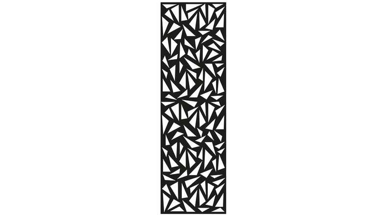 planeo Gardence - Elément design Triangle anthracite | DB703 60 x 180cm