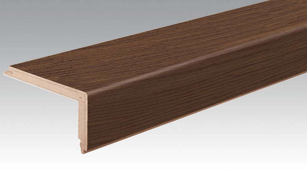 Profilé MEISTER de nez de marche en parquet Profilé en L Noyer d'Amérique animé 9009