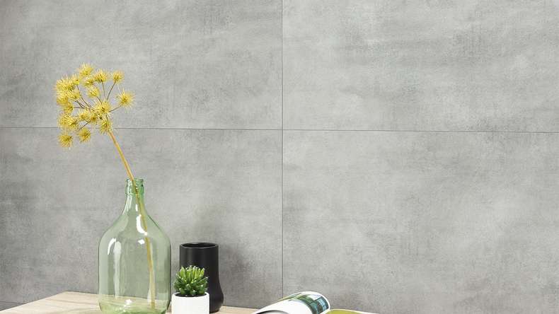 planeo StrongWall - Revêtement mural plastique Concrete 65 x 37,5 cm