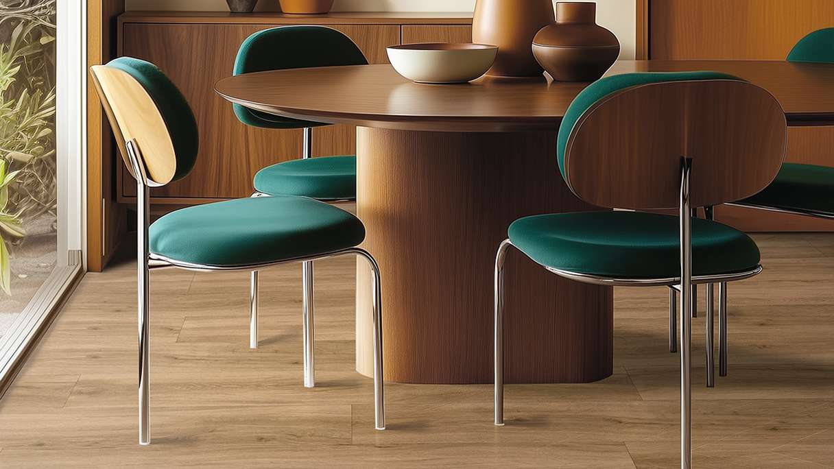 Gerflor Vinyle à clic Rigide - Création 55 Clic Quartet Miel | Aspect authentique (60660870)
