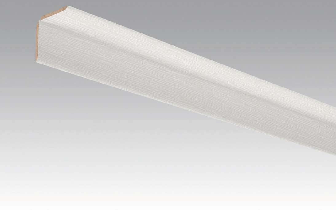 MEISTER Plinthes à gorge plissées Fineline blanc 4029 - 2380 x 70 x 3,5 mm