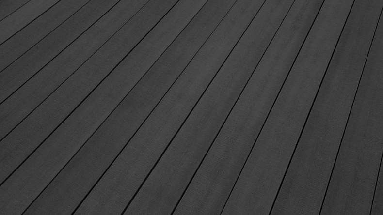 planeo TitanWood - lame massive structure bois gris foncé
