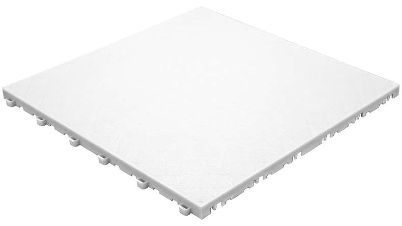 planeo carreau de terrasse en plastique - blanc