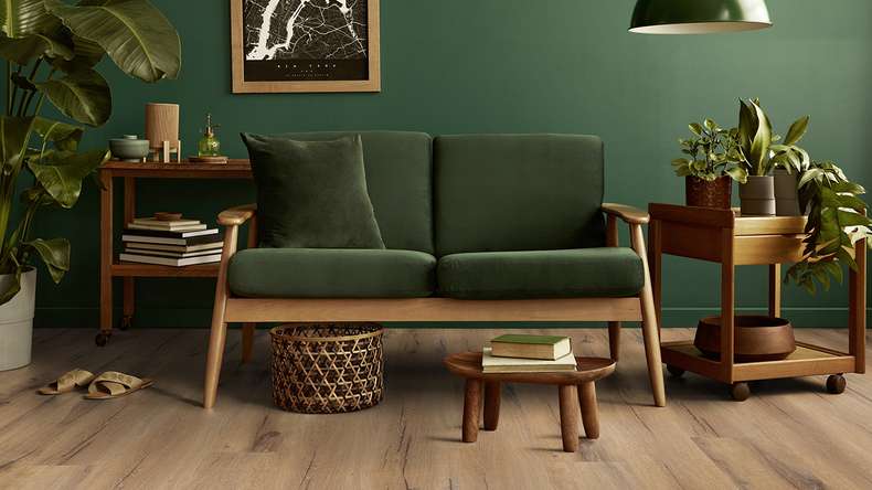 Gerflor vinyle à coller - Creation 40 Cedar Brown