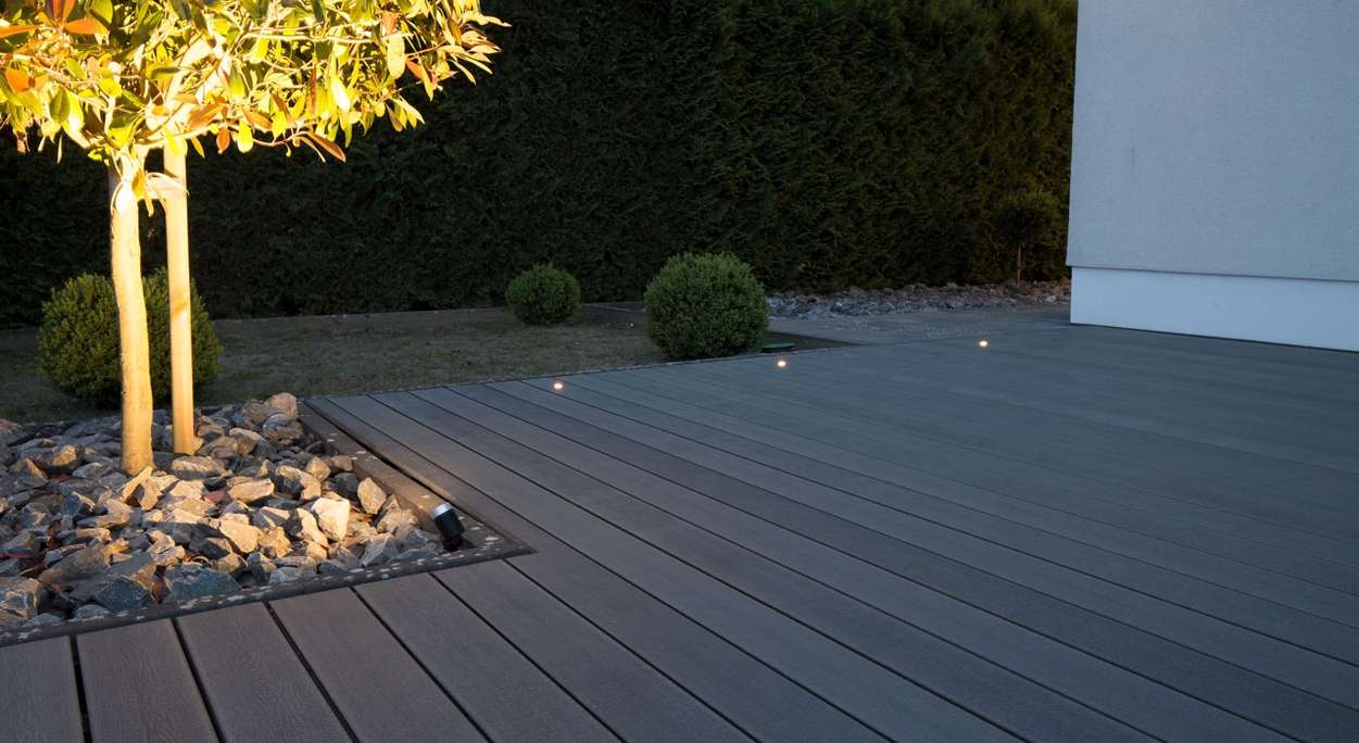 TitanWood Kit complet - 3m structure en bois massive gris clair 42,3m² compris UK alu