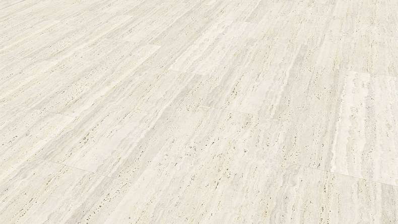Vinyle à clic Gerflor - Senso Clic 3 Travertin Ivory | Fabriqué en France (61221511)