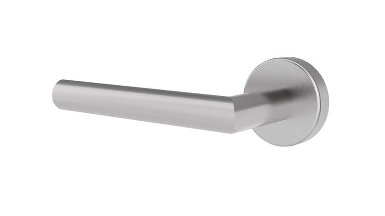 planeo Poignée de porte Edelwerk EasyLock NEO en acier inoxydable | Sans trou de serrure