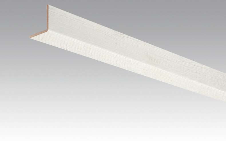 MEISTER Plinthes Plinthes d'angle pin blanc arctique 4099 - 2380 x 33 x 3,5 mm