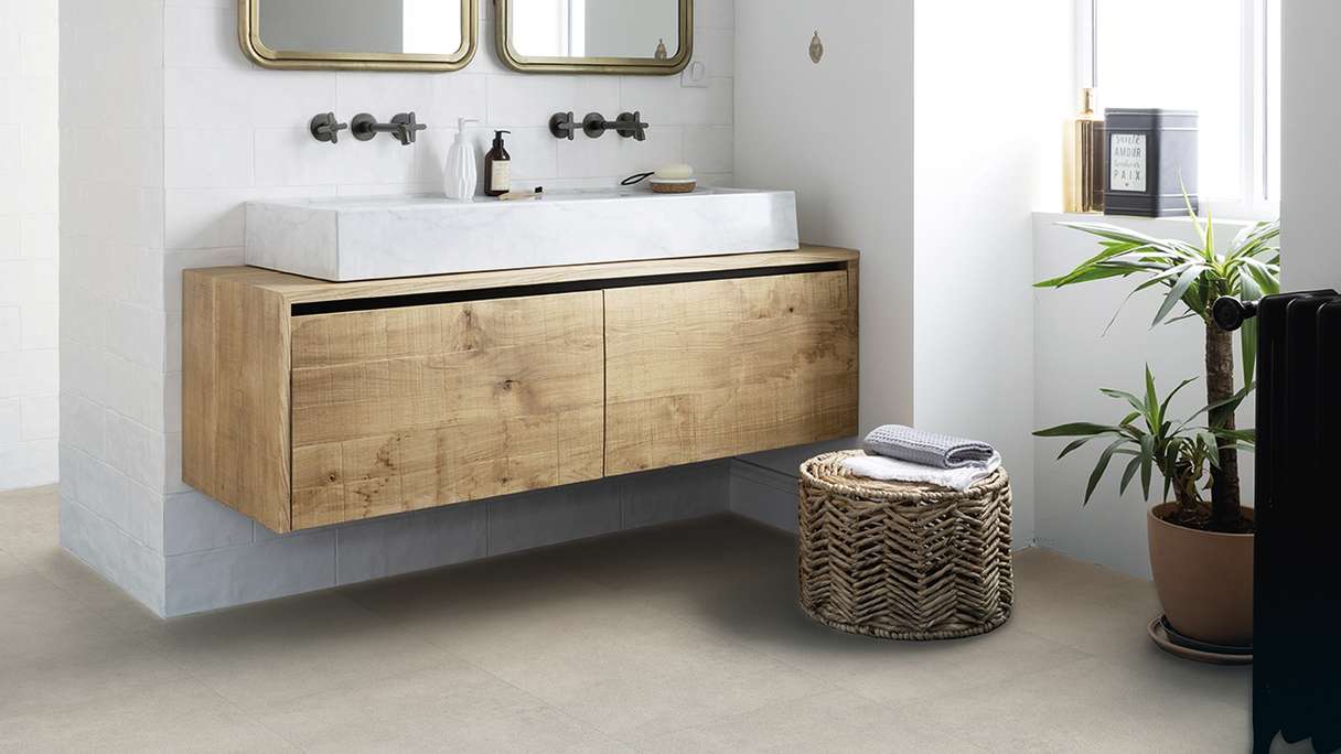 Gerflor vinyle adhésif - Creation 30 Bloom Uni Clear