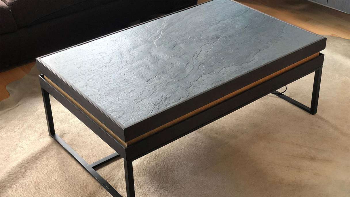 planeo EVOLITH Slate&Stone - Revêtement mural en pierre naturelle Noctis 1220 x 610 mm