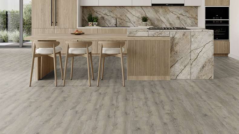 Vinyle à clic Gerflor - Senso Premium Rigid Acoustic Pecan | Isolation phonique intégrée (39470511)
