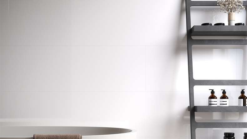 planeo Revêtement mural plastique - Wall&Floor Design White high gloss