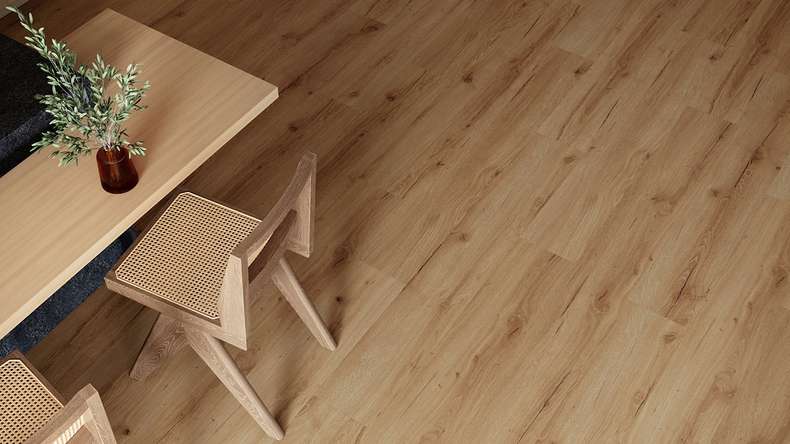 planeo WPC Sol PVC clipsable - PUREtec MAX 70 EIR Honey Nature Oak | Isolation phonique intégrée (RP-A50-1)