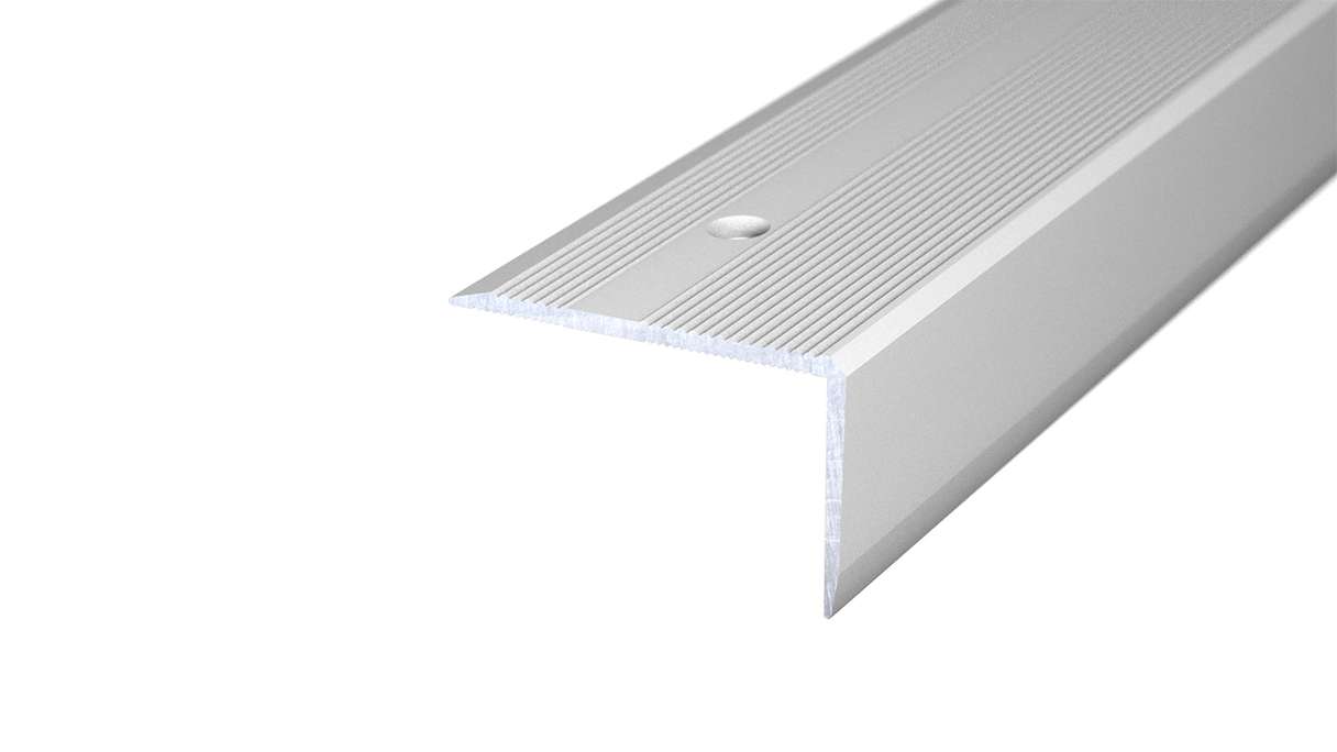 planeo Profilé pour nez de marche 392 argent 250 cm