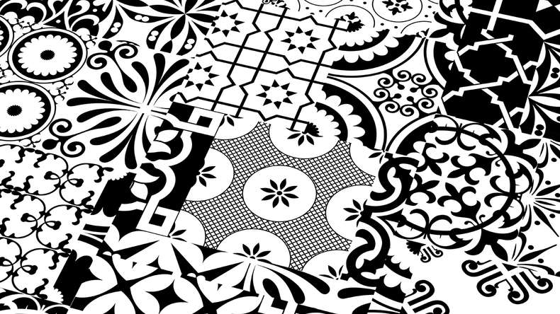 planeo Stratifié - QUADRAIC Black & White Supermatt