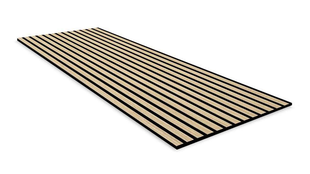 planeo Panneau acoustique - MixWall Timber Solid Flare Oak 52 x 104 cm | Placage en bois véritable (PLMW-00411A)
