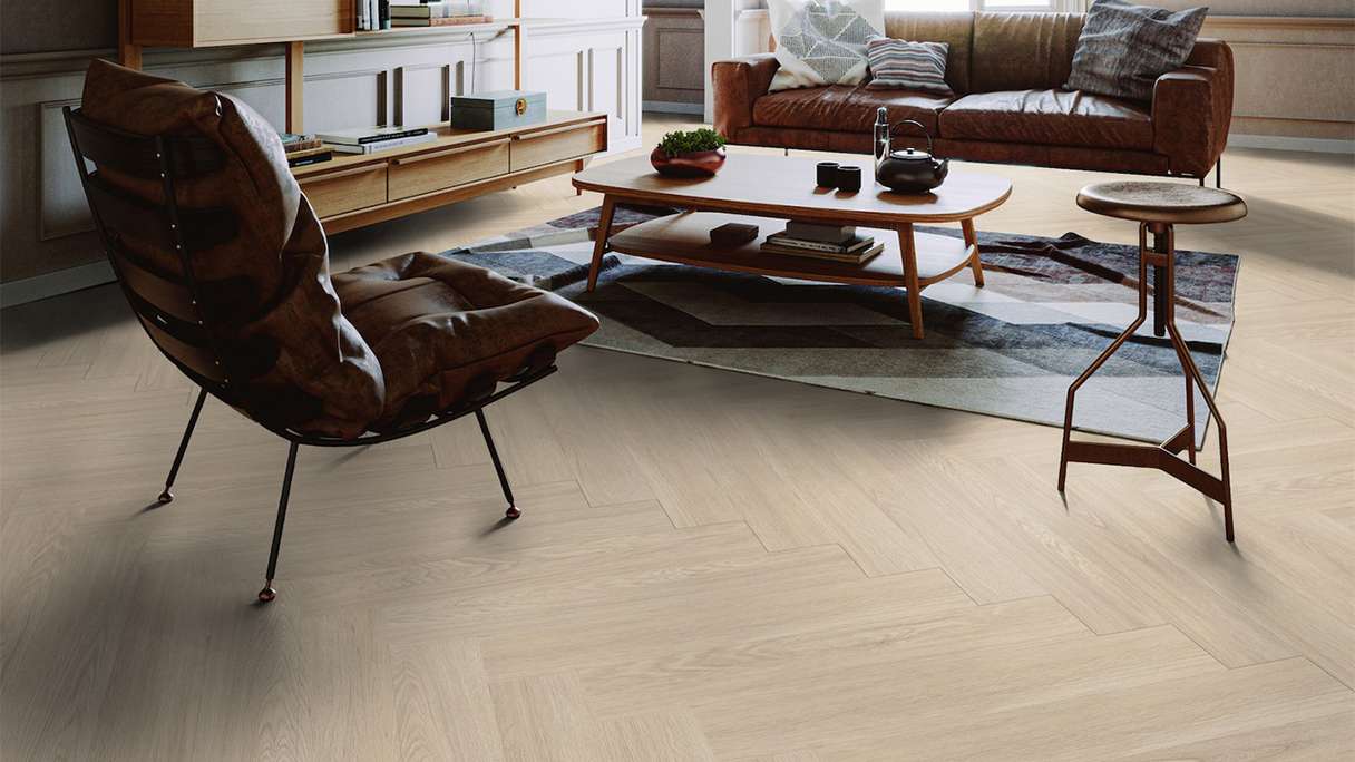 Gerflor vinyle adhésif - Virtuo 55 Glue Down HB Blomma light | Aspect authentique (39201464)