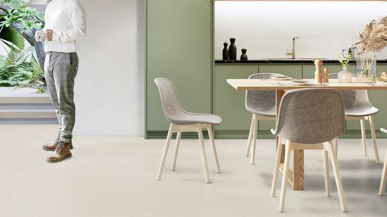 Revêtement Gerflor CV - TEXLINE Nature 2377 Smooth Sand