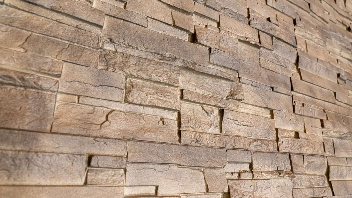 planeo revêtement mural aspect pierre - NovikStone DS Brownstone - 1054 x 334 mm