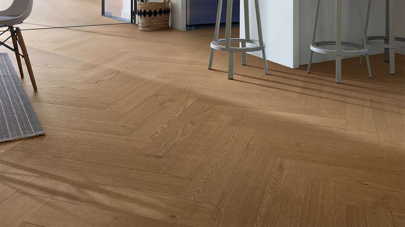 Sol en bois MEISTER Lindura HS 500 - 20233 Chêne classic brun argile verni ultra mat 700 x 140 x 11 mm (500010-0700140-20233)