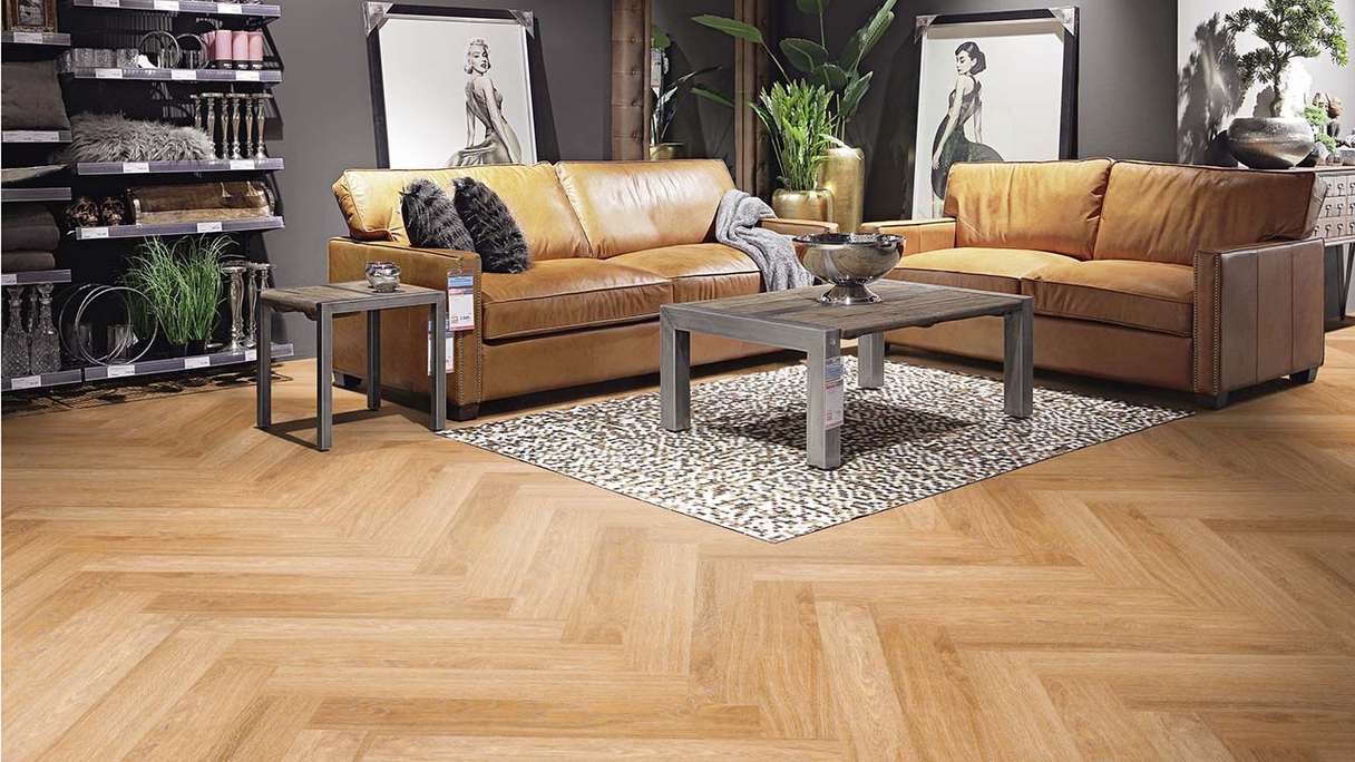 Project Floors Vinyle à coller - Herringbone PW 1633/HBL (PW1633HBL)