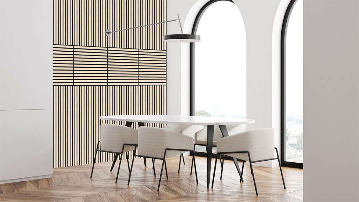 planeo Panneau acoustique - MixWall Timber Touch Althea Oak 52 x 104 cm | Placage en bois véritable (PLMW-10011B)