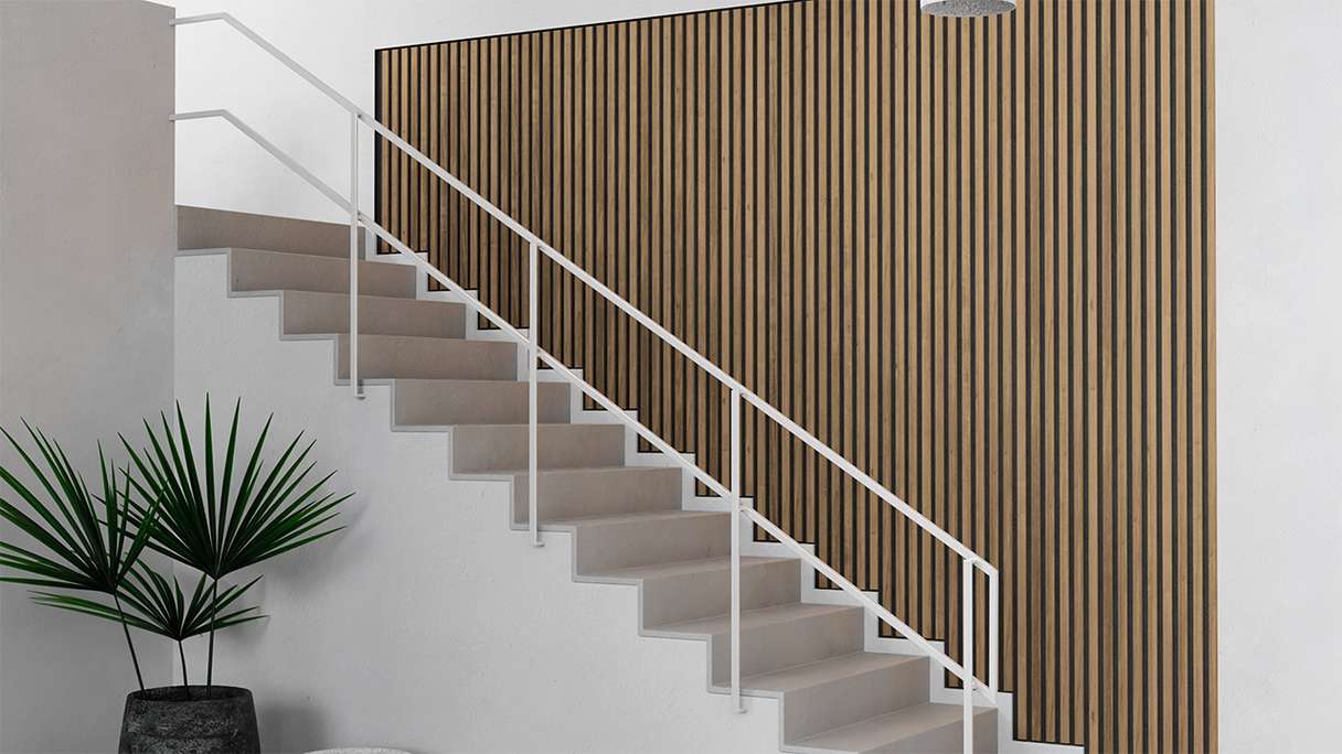 planeo Panneaux acoustiques Pro - Chêne rustique - 250 x 60 cm