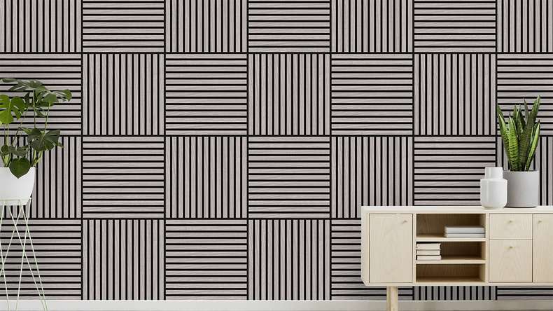 planeo Panneau acoustique - MixWall Timber Touch Velen Oak 52 x 52 cm | Placage en bois véritable (PLMW-20011A)