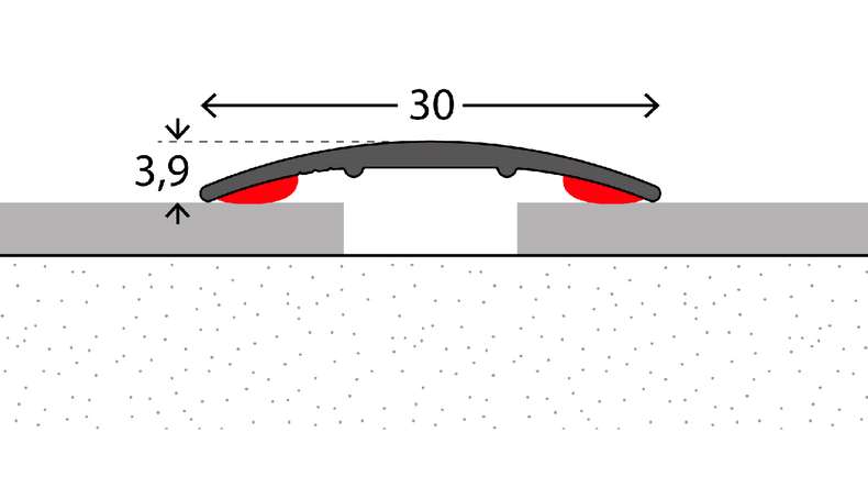 planeo Profilé de transition 031 - 100 cm