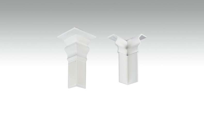 Angle intérieur auto-adhésif pour plinthe F100201AB Alt-Berlin Blanc 18 x 60 mm