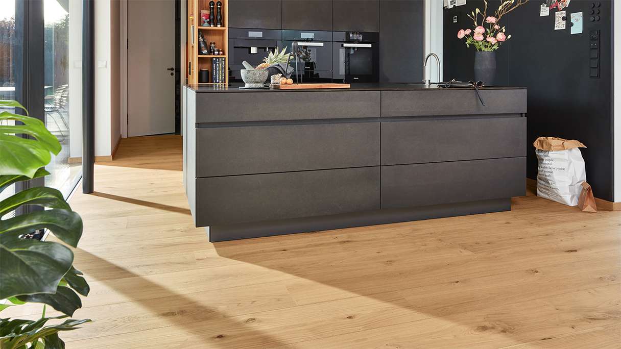 Sol en bois MEISTER Lindura HD 400 - 08921 Chêne authentique pur vernis ultra-mat 2200 x 205 x 11 mm (500214-2200205-08921)