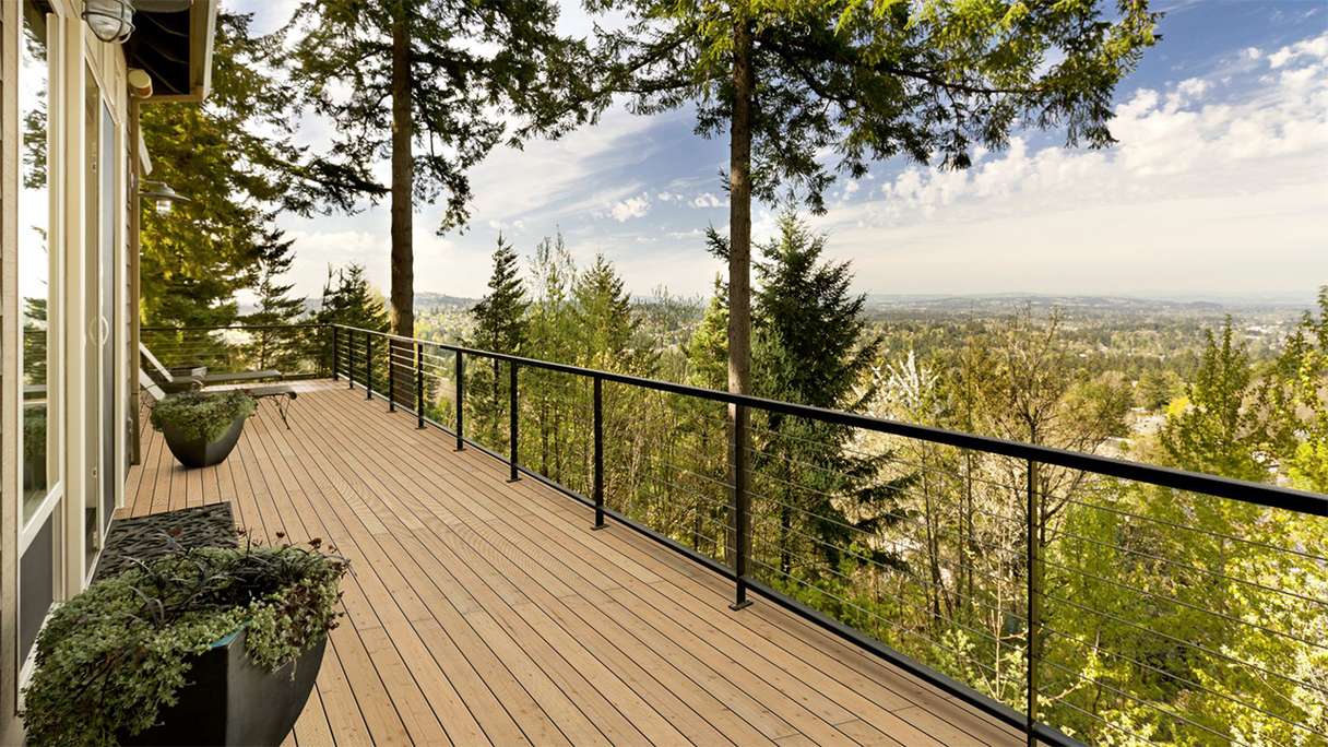 TerraWood Terrasse en bois - Mélèze canadien - rainuré / cannelé