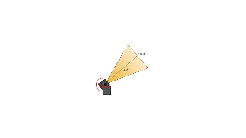 planeo éclairage de jardin 12V - spot LED Applique Quartz Noir Alu - 2W 120Lumen