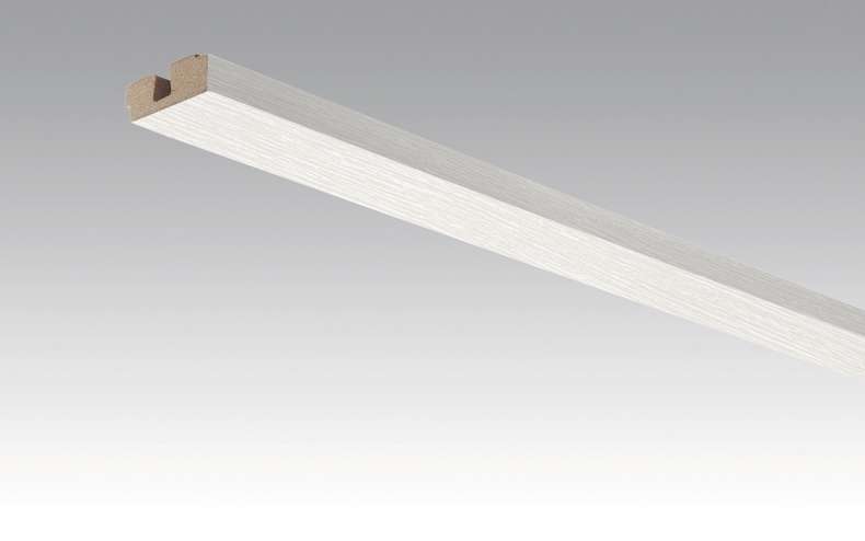 Plinthes MEISTER Fineline blanc 4029 - 2380 x 40 x 15 mm