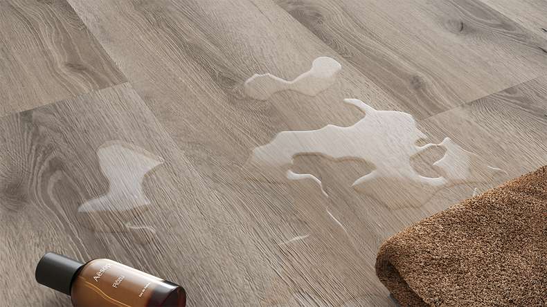 planeo Vinyle à clic rigide - GRANDline Rustic Grey Oak | Isolation phonique intégrée (NF-GL-705-N)