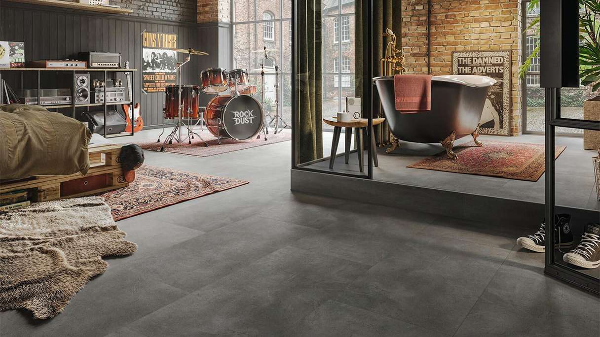 Sol design MEISTER Dryback-Vinyl DB 155 - 20208 Stoner rock structure à pores de pierre (400058-0914457-20208)